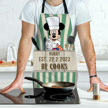 Load image into Gallery viewer, Personalized Mouse Apron Custom Name Gift for Wife
