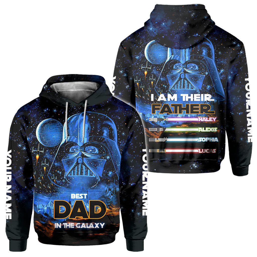 Personalized All-Over Print Hoodie Best Dad Gift for Father's Day