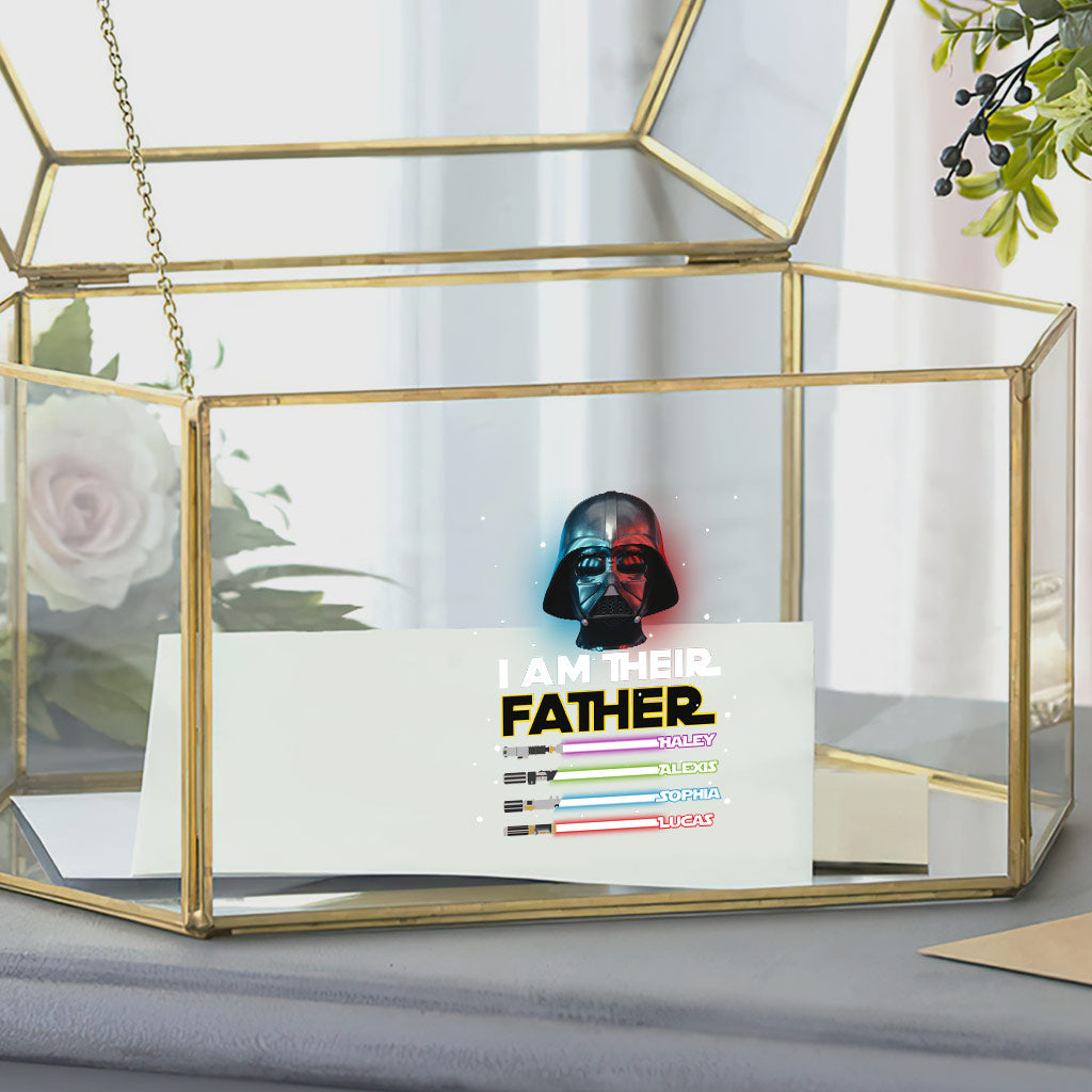 Personalized I Am Their Father Decal Gift for Dad - Custom Name