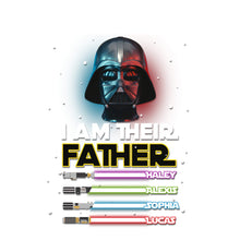 Load image into Gallery viewer, Personalized I Am Their Father Decal Gift for Dad - Custom Name
