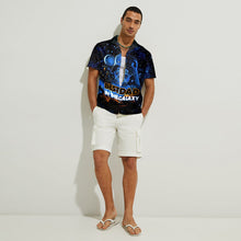 Load image into Gallery viewer, Personalized Hawaiian Shirt for Dad with Space Design | Father's Day Gift
