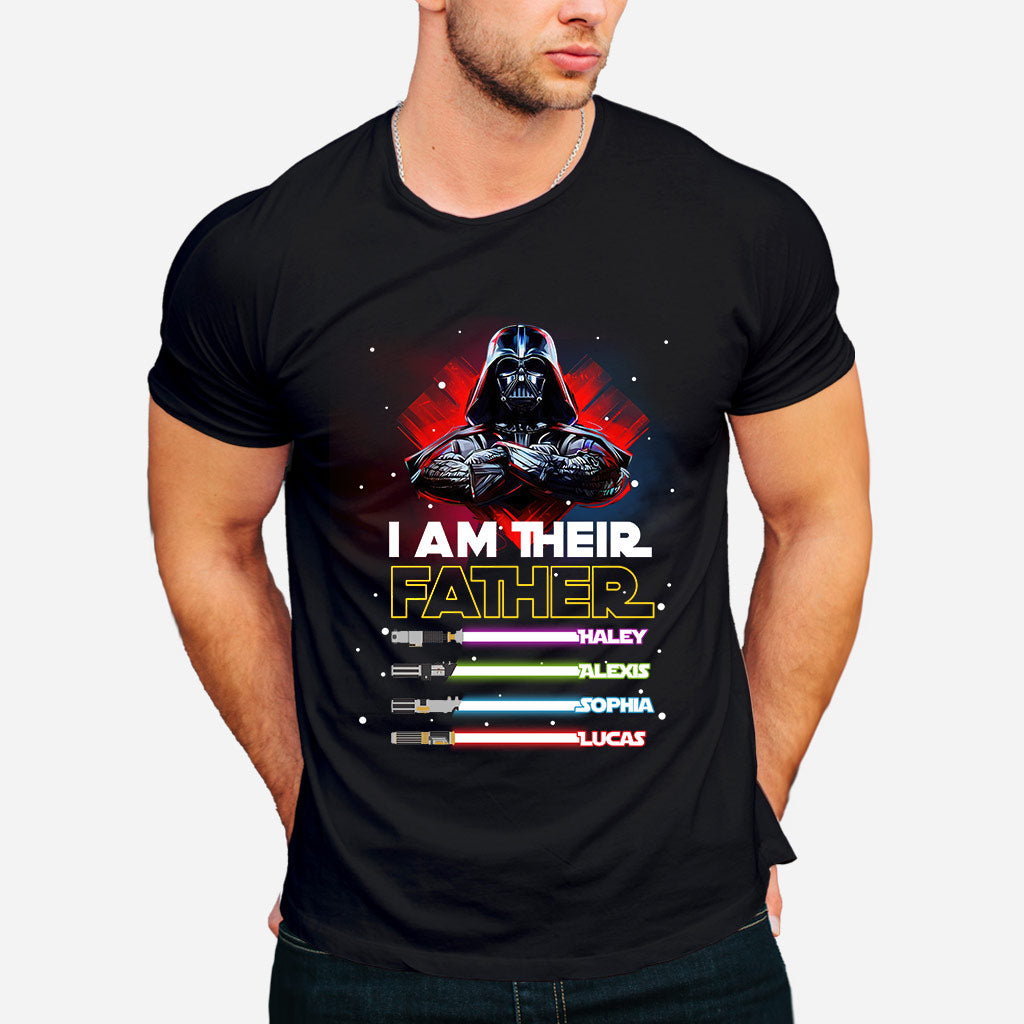 Personalized Star Wars Father T-shirt and Hoodie Gift