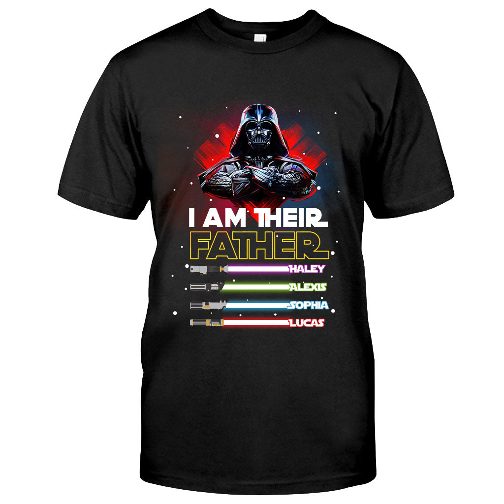 Personalized Star Wars Father T-shirt and Hoodie Gift