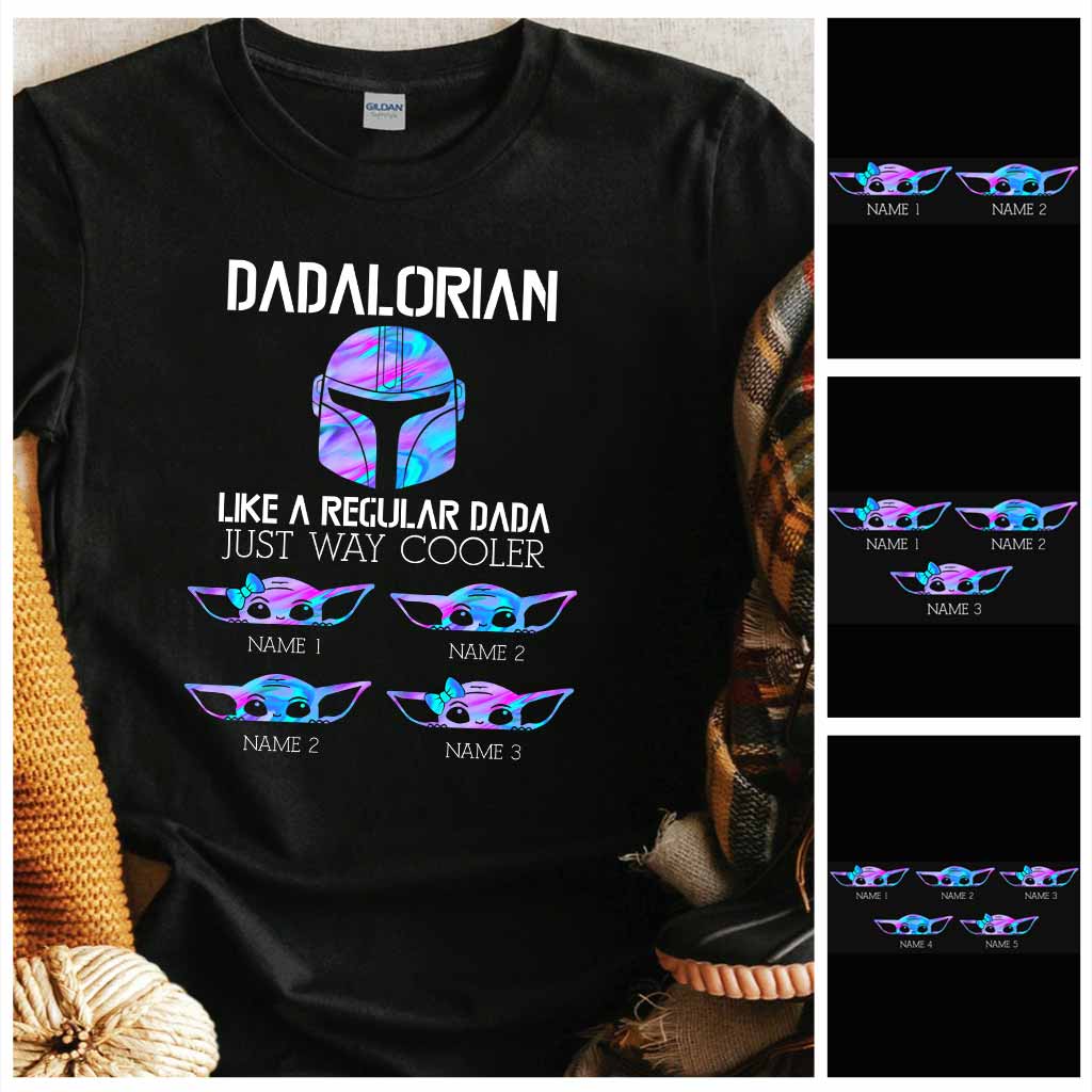 Personalized Dadalorian T-shirt & Hoodie Gift for Dad