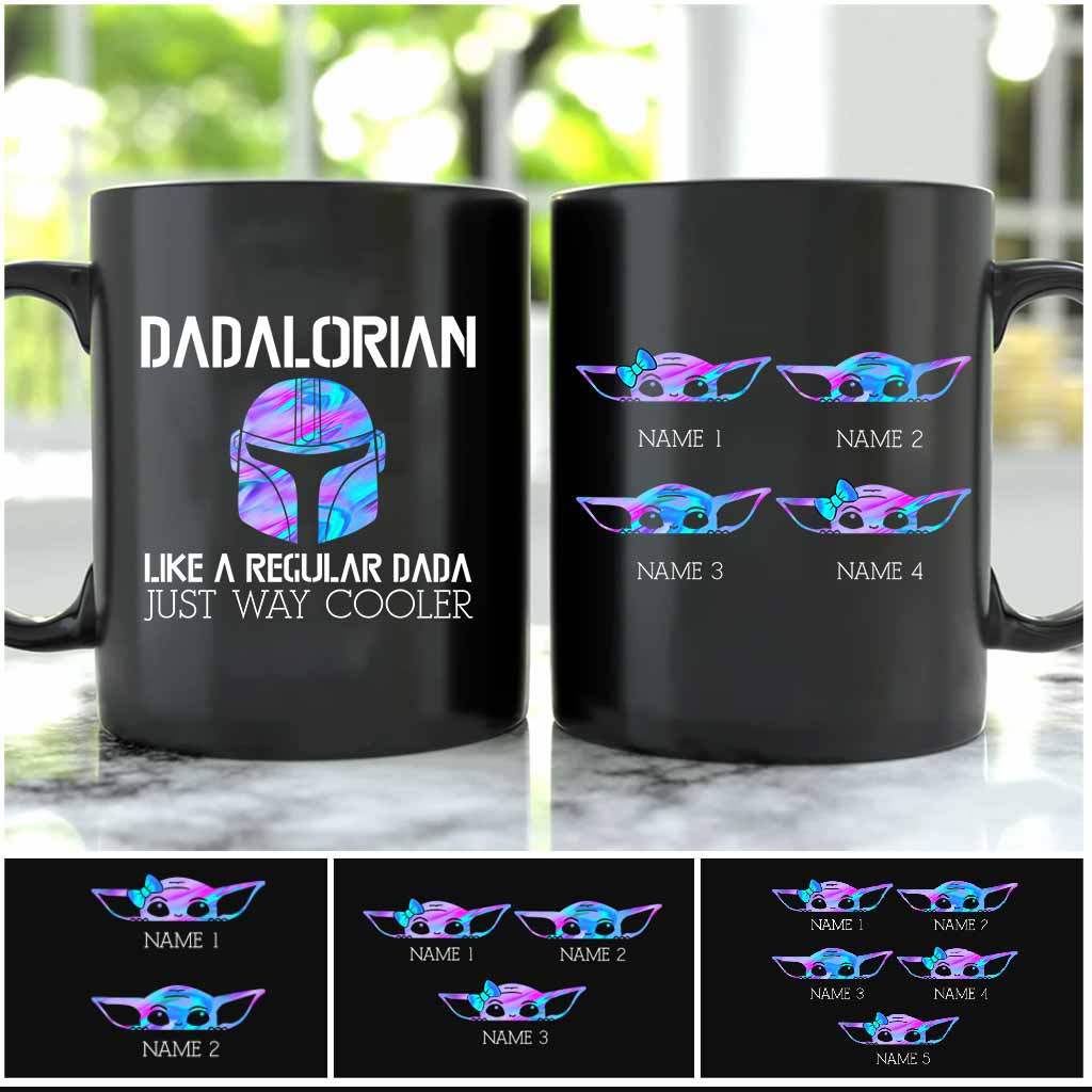 Personalized Dadalorian Mug Custom Name Gift for Dad