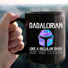Load image into Gallery viewer, Personalized Dadalorian Mug Custom Name Gift for Dad
