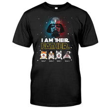 Load image into Gallery viewer, Personalized Dog Dad T-Shirt and Hoodie - I Am Their Father Gift
