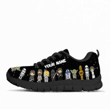 Load image into Gallery viewer, Personalized Star Wars Sneakers Custom Name Gift for Fans
