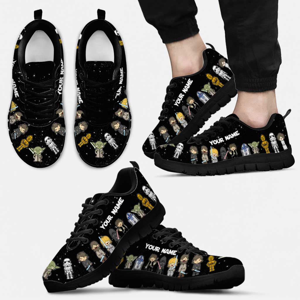 Personalized Star Wars Sneakers Custom Name Gift for Fans