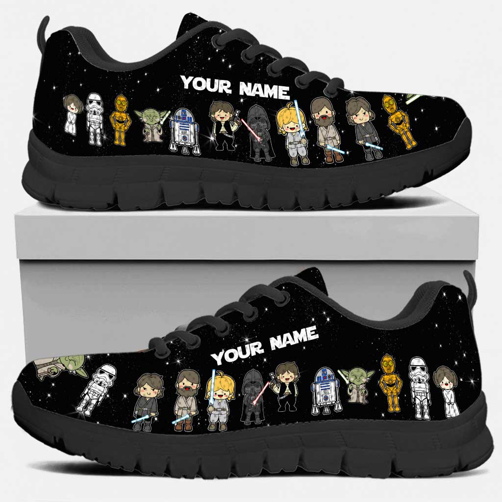 Personalized Star Wars Sneakers Custom Name Gift for Fans