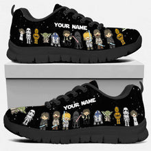 Load image into Gallery viewer, Personalized Star Wars Sneakers Custom Name Gift for Fans
