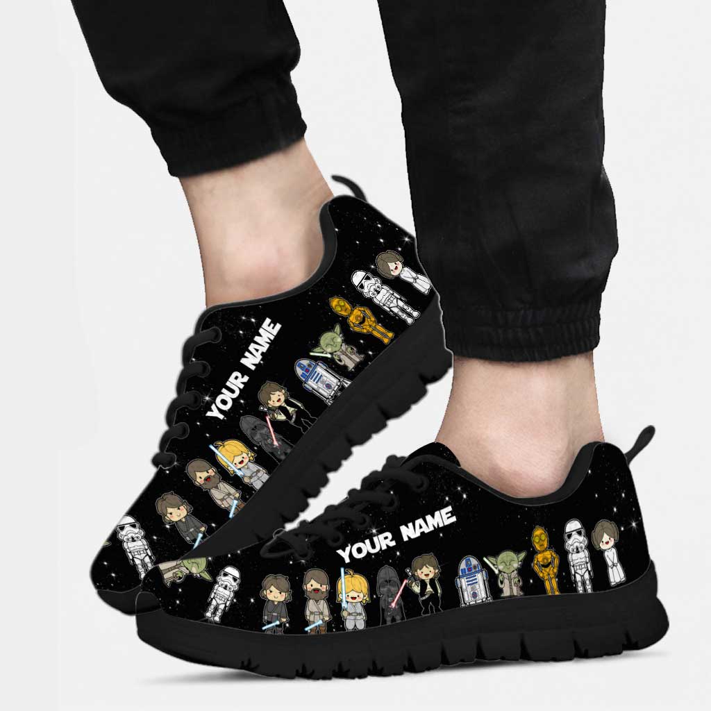 Personalized Star Wars Sneakers Custom Name Gift for Fans