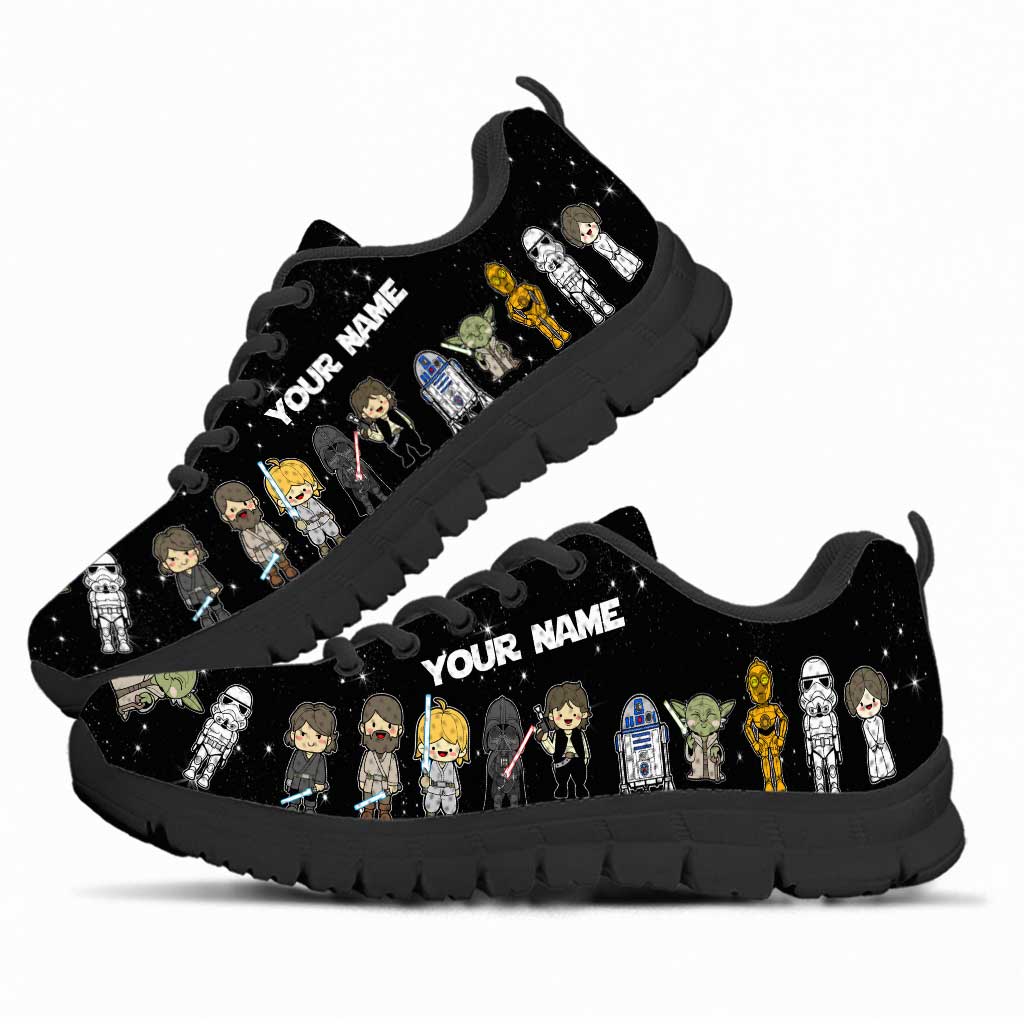 Personalized Star Wars Sneakers Custom Name Gift for Fans