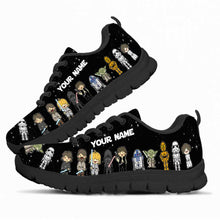 Load image into Gallery viewer, Personalized Star Wars Sneakers Custom Name Gift for Fans
