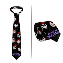 Load image into Gallery viewer, Personalized Nightmare Necktie Custom Name Gift for Dad
