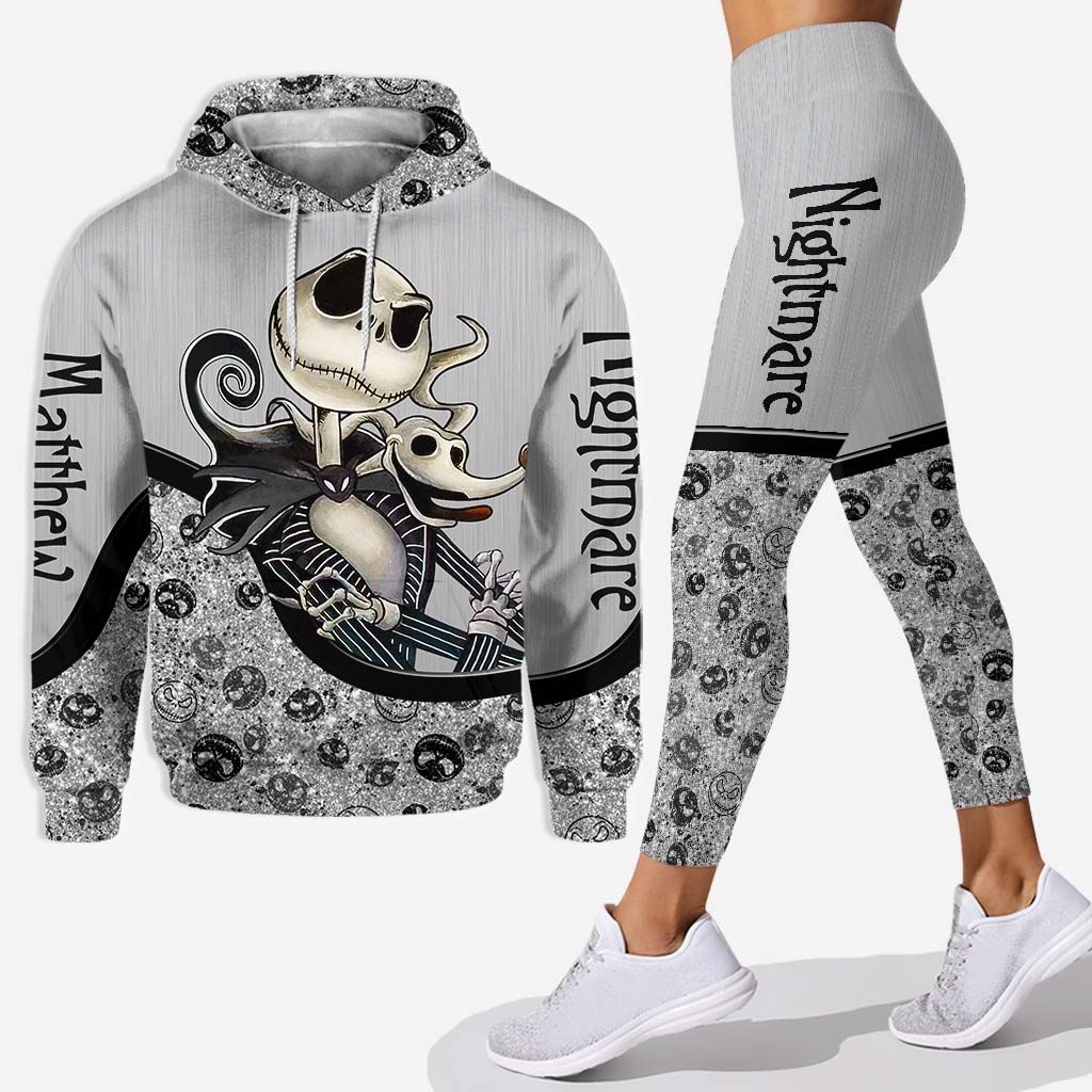 Personalized Nightmare Hoodie and Leggings Custom Name Gift