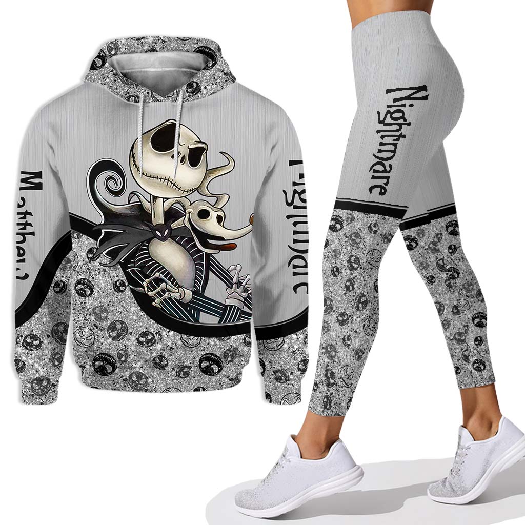 Personalized Nightmare Hoodie and Leggings Custom Name Gift