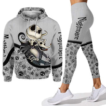 Load image into Gallery viewer, Personalized Nightmare Hoodie and Leggings Custom Name Gift
