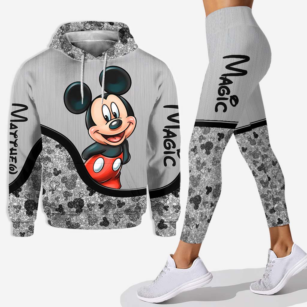 Personalized Mickey Mouse Hoodie & Leggings Set Gift for Kids