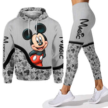 Load image into Gallery viewer, Personalized Mickey Mouse Hoodie &amp; Leggings Set Gift for Kids
