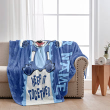 Load image into Gallery viewer, Personalized Ohana Blanket Custom Name Gift for Kids
