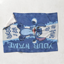 Load image into Gallery viewer, Personalized Ohana Blanket Custom Name Gift for Kids
