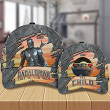 Load image into Gallery viewer, Personalized Dadalorian Classic Cap Custom Name Gift for Dad
