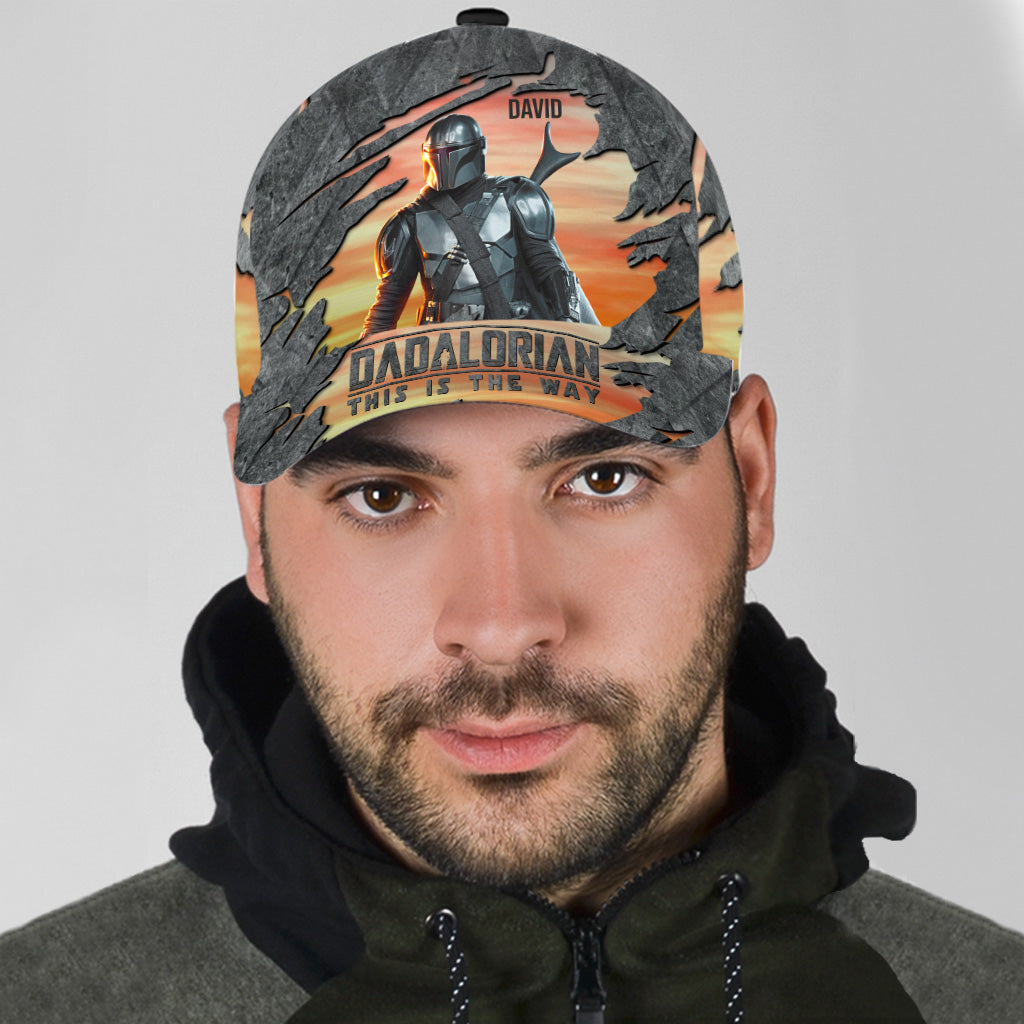 Personalized Dadalorian Classic Cap Custom Name Gift for Dad