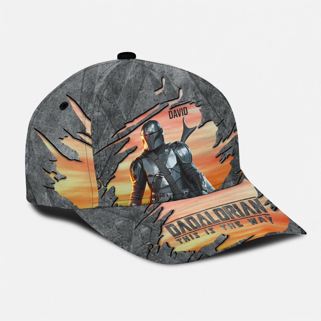 Personalized Dadalorian Classic Cap Custom Name Gift for Dad