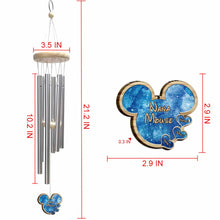 Load image into Gallery viewer, Personalized Grandma Wind Chime with Hearts - Custom Gift for Nana

