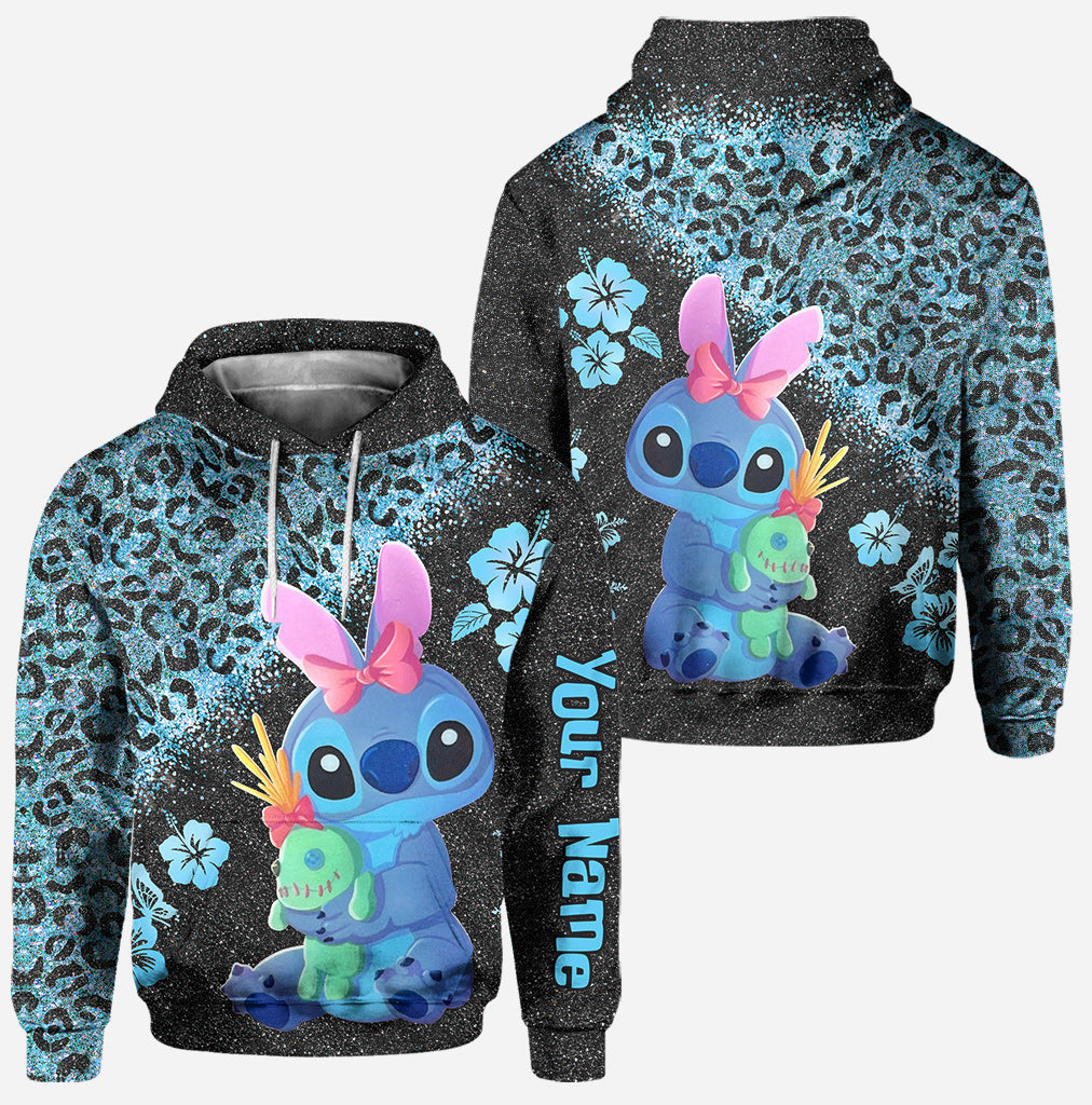 Personalized Ohana Means Family Hoodie & Leggings Set for Women