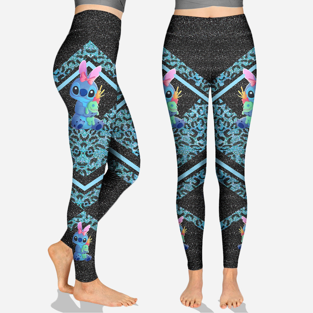 Personalized Ohana Means Family Hoodie & Leggings Set for Women