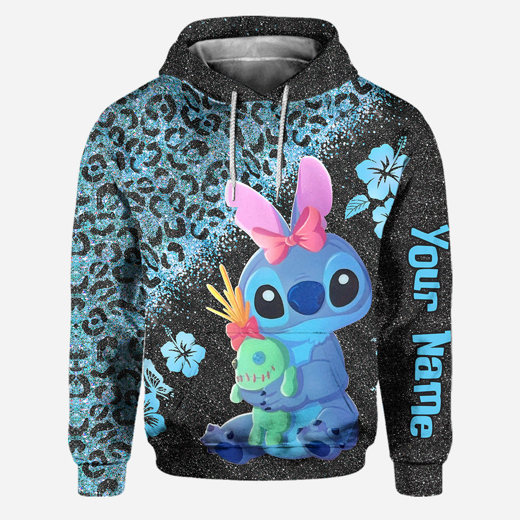 Personalized Ohana Means Family Hoodie & Leggings Set for Women