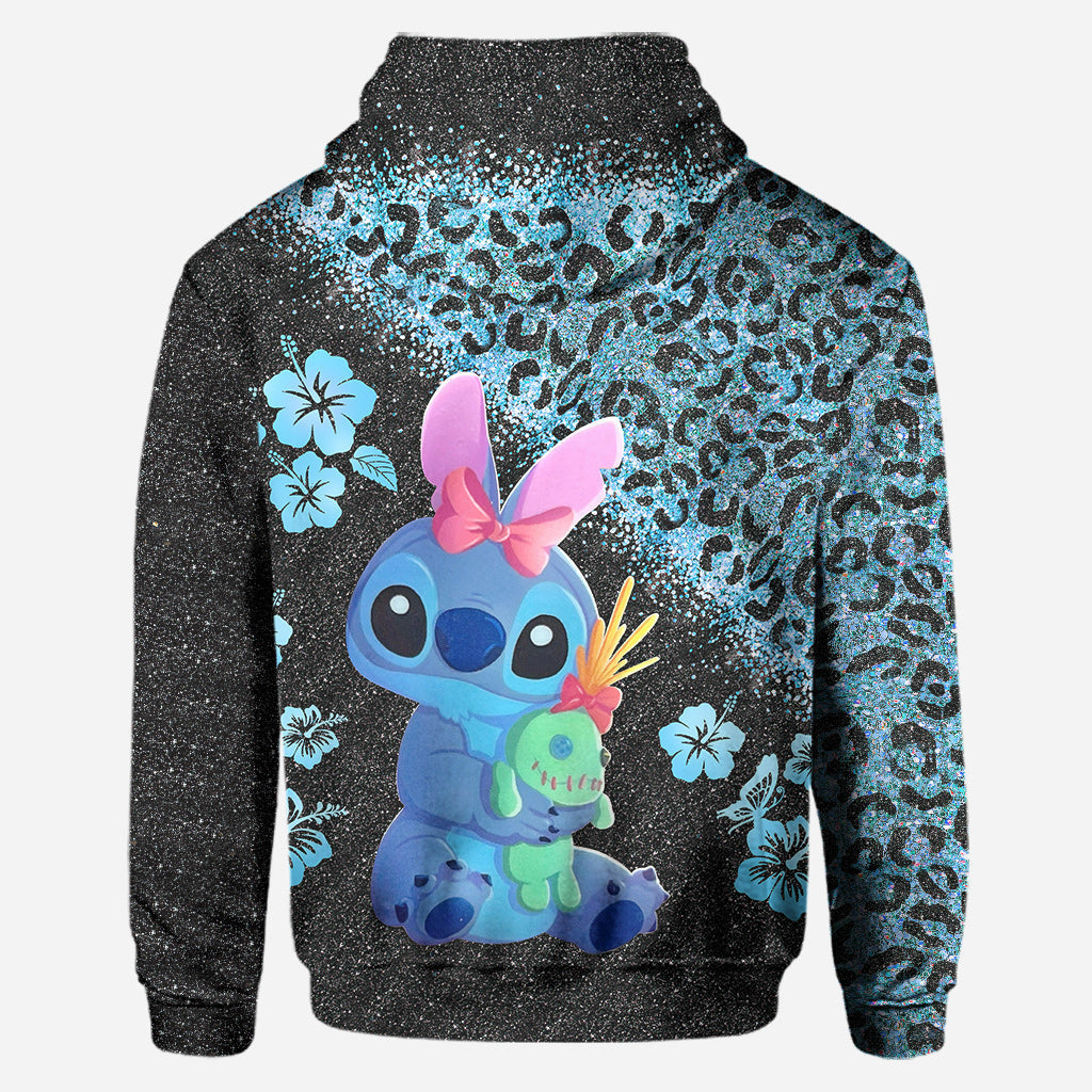 Personalized Ohana Means Family Hoodie & Leggings Set for Women