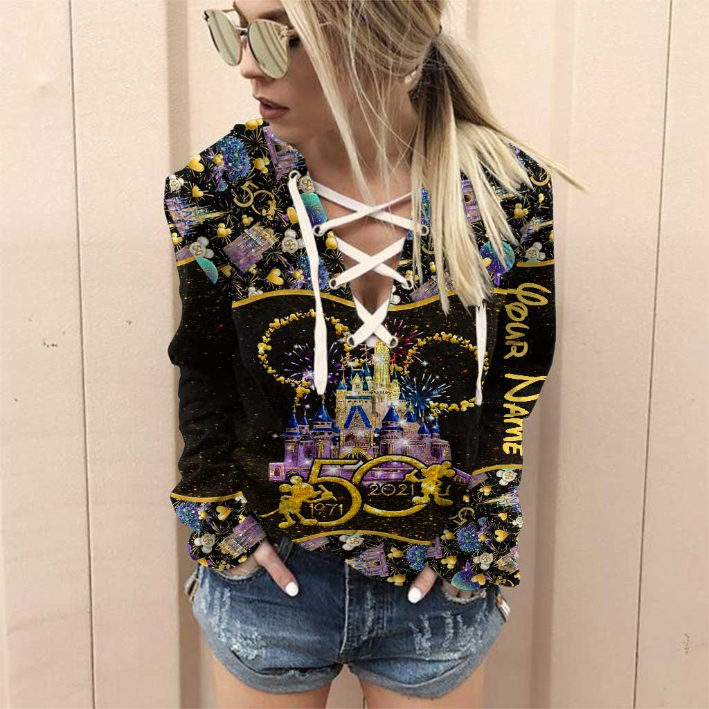 Personalized Off Shoulder Dress with Mickey Mouse Design for Women