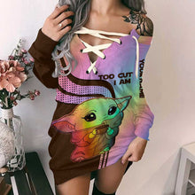 Load image into Gallery viewer, Personalized Off Shoulder Dress Cute Character Gift for Women

