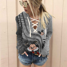 Load image into Gallery viewer, Personalized Off Shoulder Dress with Disney Mouse Graphic for Birthday
