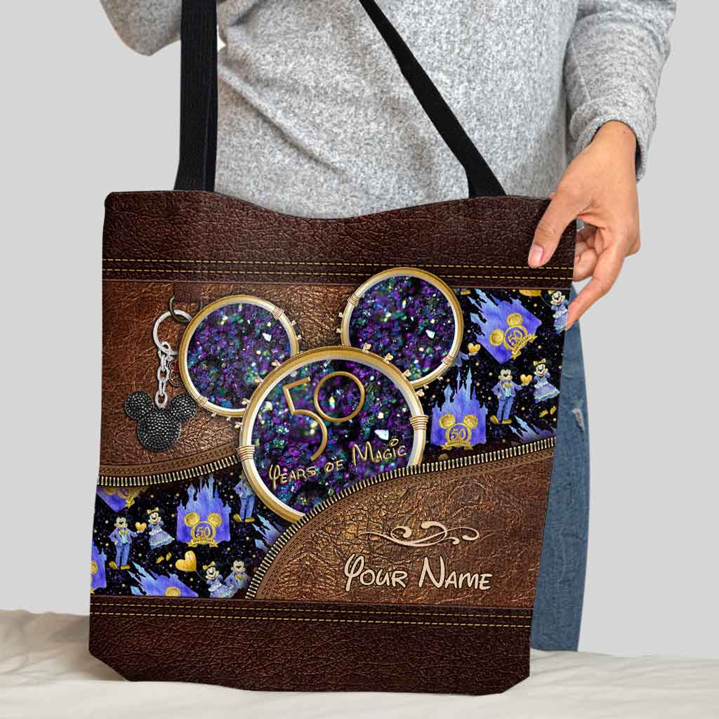 Personalized 50 Years of Magic Kingdom Tote Bag Gift for Disney Fans
