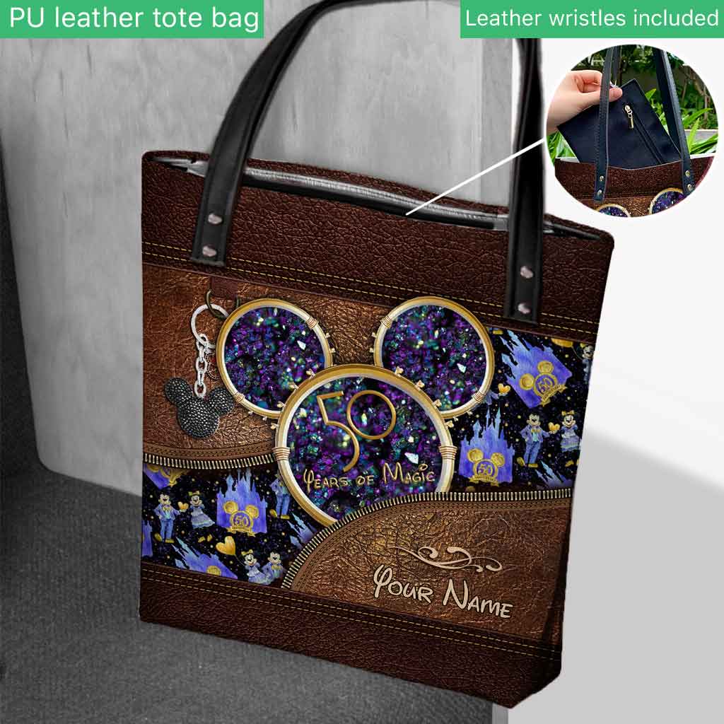 Personalized 50 Years of Magic Kingdom Tote Bag Gift for Disney Fans