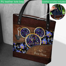 Load image into Gallery viewer, Personalized 50 Years of Magic Kingdom Tote Bag Gift for Disney Fans
