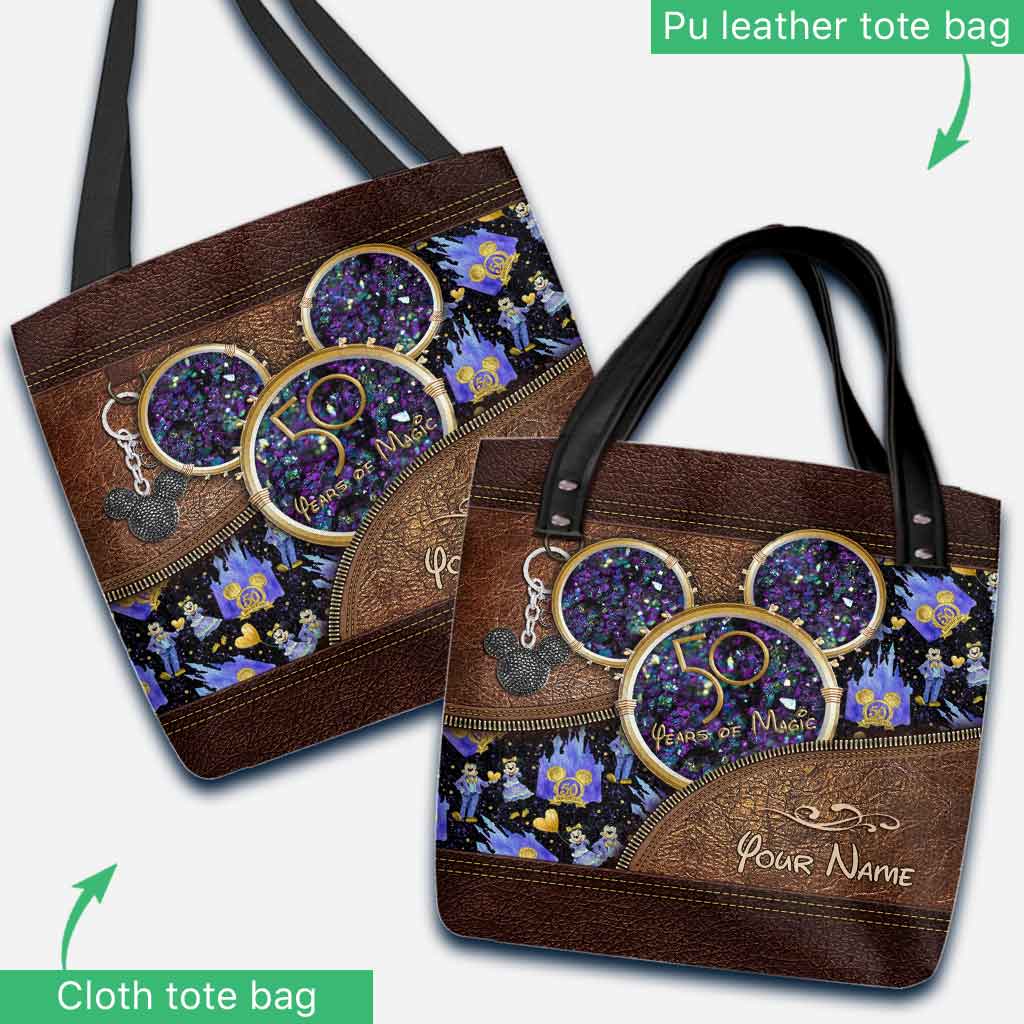 Personalized 50 Years of Magic Kingdom Tote Bag Gift for Disney Fans