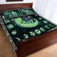 Load image into Gallery viewer, Personalized Nightmare Quilt Set Custom Names Couples Gift
