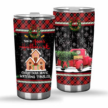 Load image into Gallery viewer, Personalized Christmas Movie Watching Tumbler Gift

