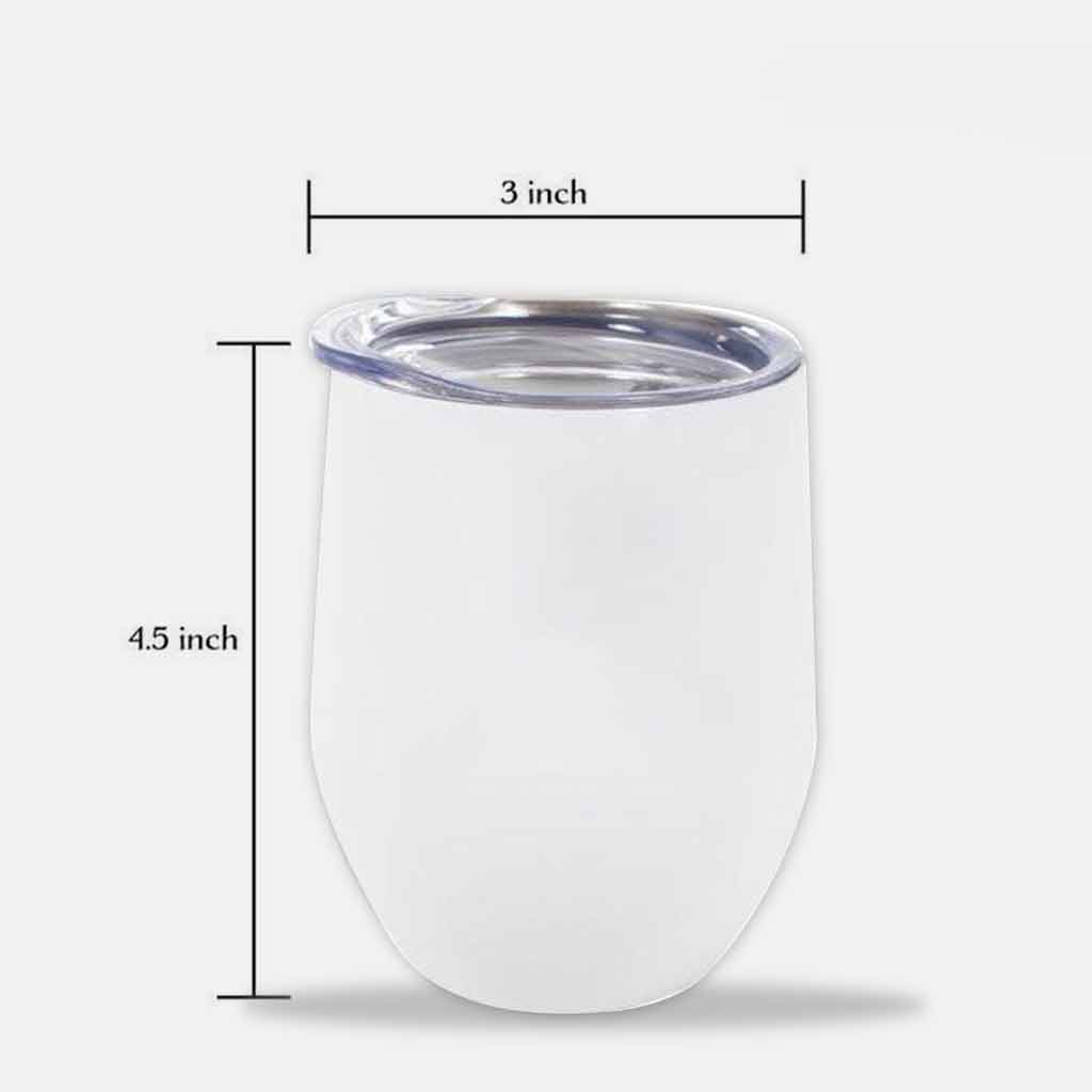Personalized Christmas Movie Wine Tumbler Custom Gift for Mom