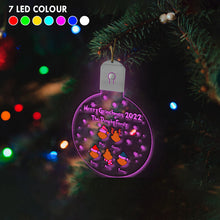 Load image into Gallery viewer, Personalized LED Acrylic Christmas Ornament Family Gift 2022
