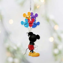 Load image into Gallery viewer, Personalized Christmas Mouse Ornament Custom Name Gift for Grandma
