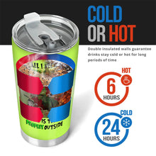 Load image into Gallery viewer, Personalized Coffee &amp; Cats Tumbler Custom Name Gift for Cat Lovers
