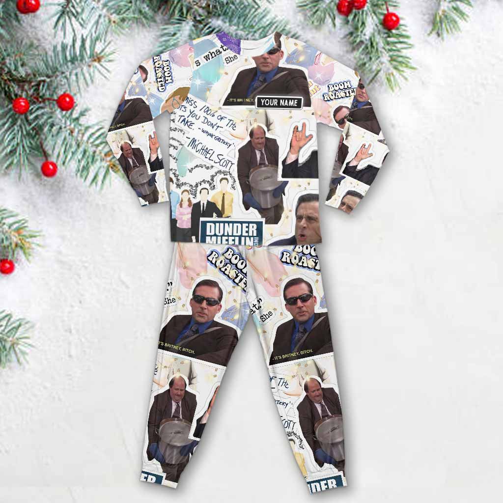 Personalized Pajama Set with Custom Name for Family Gifts