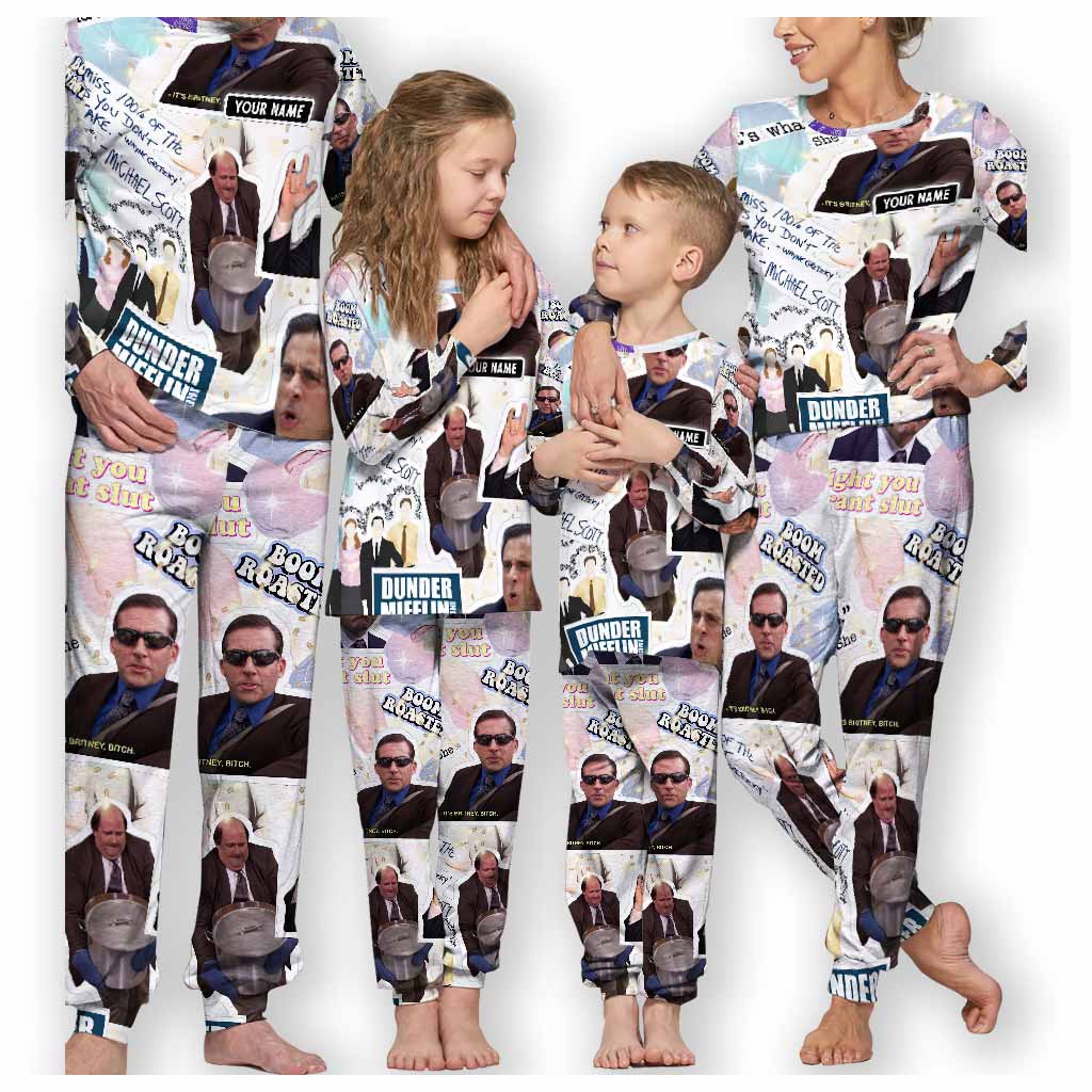 Personalized Pajama Set with Custom Name for Family Gifts