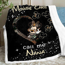 Load image into Gallery viewer, Personalized Nana Blanket with Minnie Mouse Design - Custom Gift for Grandma
